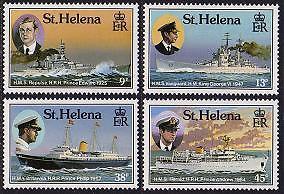 ST. HELENA Sc.# 475-78 Royal Visit (Ships) Mint NH Stamps