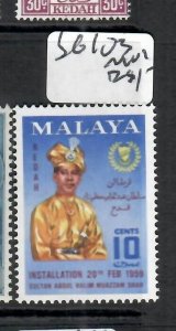 MALAYA KEDAH (PP1608BB) SULTAN 10C    SG 103   MOG 