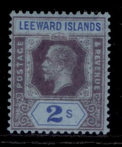 LEEWARD ISLANDS GV SG74, 2s purple and blue/blue, M MINT. Cat £25.