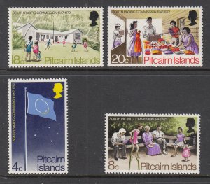 Pitcairn Islands 123-126 MNH VF