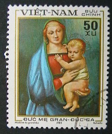 Vietnam - 1289B - Raphael: Granduca, the Virgin Mother.