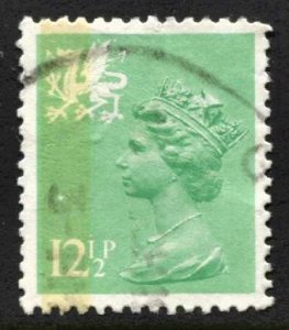 STAMP STATION PERTH Wales #WMH19 QEII Definitive Used 1971-1993