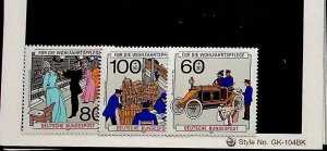 GERMANY Sc B694-96 NH ISSUE OF 1990 - MAIL SERVICE - (AF24)