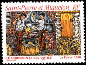 St. Pierre & Miquelon #626-627, Complete Set(2), 1996, Never Hinged