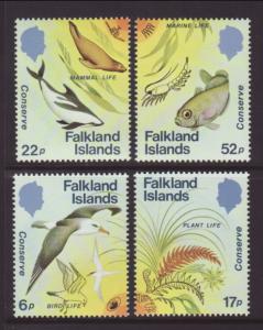 Falkland Islands 612-614 Animals,Plants MNH VF