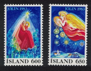 Iceland Christmas 2v 1983 MNH SG#637-638