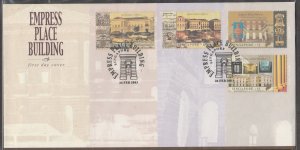 Singapore 2003 History of Empress Place Building FDC SG#1264-1267
