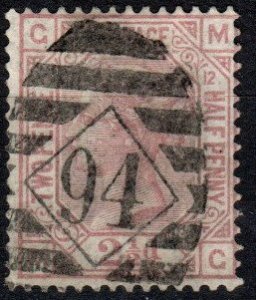 Great Britain #67 Plate 12 F-VF Used CV $60.00 (X5289)