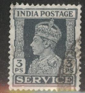 India Scott o105 Used official service stamp