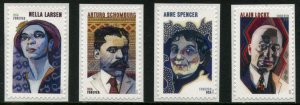 5471-5474 US (55c) Voices of the Harlem Renaissance SA, MNH set of 4 sgls