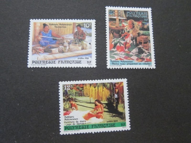 French Polynesia 1986 Sc 436-7 set MNH