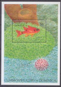 1992 Dominica 1582/B214 Sea fauna 9,00 €