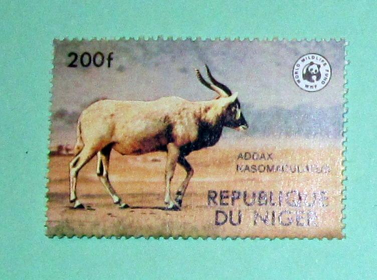 Niger - 451, MNH. Addax; WWF. SCV - $9.00