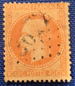 France-Scott #35, Used, Emperor Napoleon III, CV $8.00