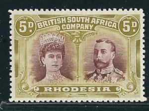 Rhodesia 107 SG 141 MH VF 1910 SCV $60.00