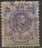 Spain; 1921; Sc. # 317; Used Single Stamp