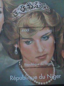 NIGER-1997- POPLE'S PRINCESS-DIANA MNH-S/S-VF-LAST ONE WE SHIP TO WORLDWIDE