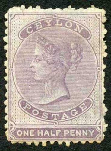 Ceylon SG48 1/2d Dull Mauve Wmk Crown CC M/M 