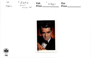 United States Postage Stamp, #3692 Mint NH, 2002 Cary Grant