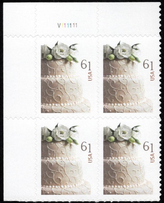 US #4388 PLATE BLOCK, 64c Dolphin VF mint never hinged, high value plate, Tou...