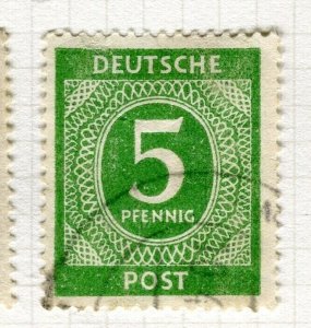 GERMANY BERLIN British/US Zone 1946 numeral issue used hinged 5pf. value