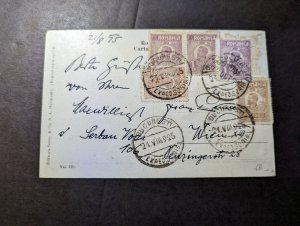 1925 Romania Postcard Cover Bucharest to Vienna XIII Austria