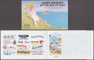 ISLE of MAN Sc #586a CPL MNH BOOKLET of 10 DIFF - TOURISM in the ISLE of MAN