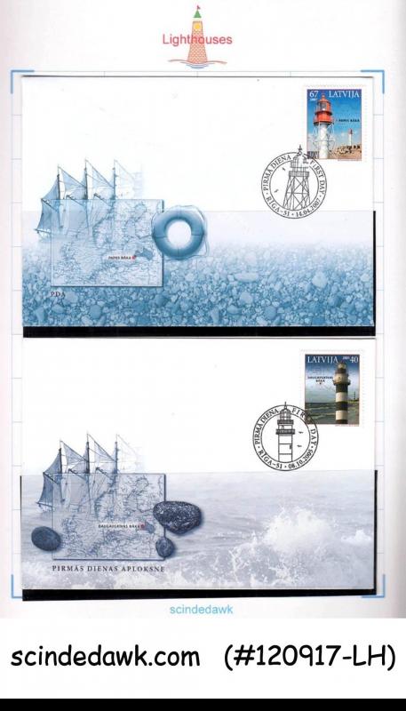 COLLECTION of LIGHTHOUSE Stamps and Covers from Different Countries in a FOLDER