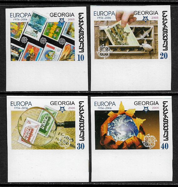 Georgia #390-3 MNH IMP Set - Europa Stamps 50th Anniversary