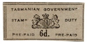 (I.B) Australia - Tasmania Revenue : Gaming Tax 6d (cut-out)
