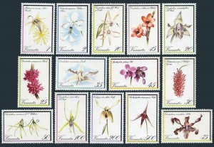 Vanuatu 323-336,MNH.Michel 621-634. Orchids 1982.