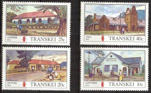 Transkei RSA 1983 Architecture Post Offices (I) Set of 4 MNH