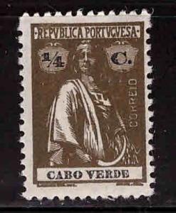 Cape Verde Scott 173 MH* Ceres stamp