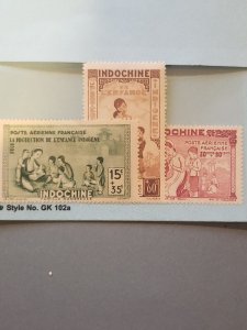 Stamps Indochina Scott #CB2-4 h