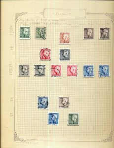 SWEDEN 1949/61 Used Collection on Pages (Apx 150+ Items) (Gar 649