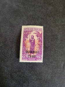 Stamps Ubangi-Shari Scott 30 hinged