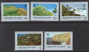 PITCAIRN ISLANDS SCOTT 198-202