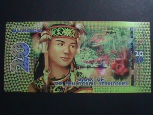 ​AFRICA- 2014-BANK OF EQUATORIAL TERRITORIES POLYMER-$20 NOTE-UNC--VERY FINE