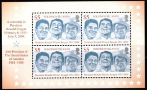 SOLOMON ISLANDS SGMS1071 2004 RONALD REAGAN MNH