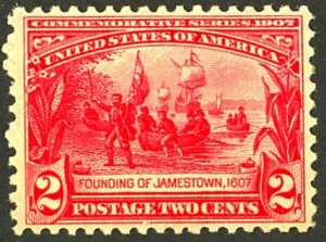 U.S. #329 MINT OG NH