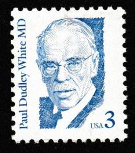 SC# 2170a - (3c) - Paul Dudley White, MD, MNH single UNTAGGED