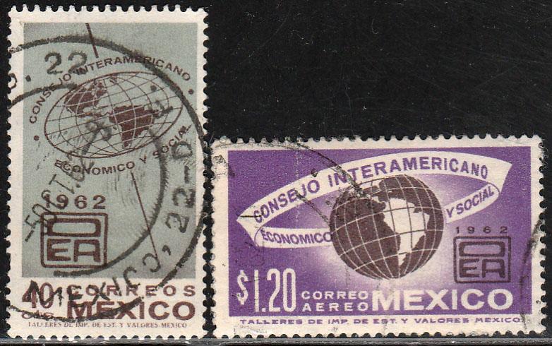 MEXICO 926, C263, Interamer. Economic & Soc Council USED. F-VF. (1078)