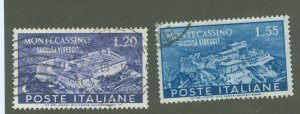 Italy #579-580  Single (Complete Set)