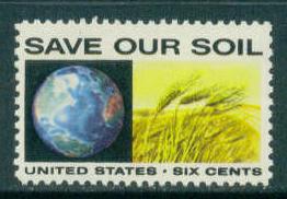 1410 6c Save Our Soil Fine MNH