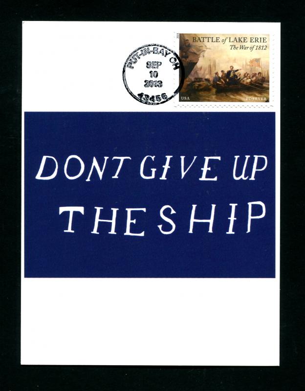 Sc. 4805 Battle of Lake Erie - Maxi Card 2