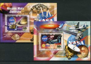 Burundi 2014 MNH NASA ESA Telescopes & Probes 2x Deluxe S/S Space Hubble Saturn 