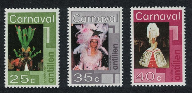 Neth. Antilles Carnival 3v 1977 MNH SG#628-630