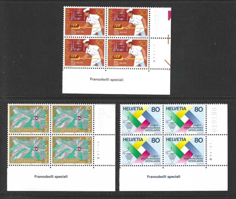 Switzerland 757-759  MNH   SC $12.40
