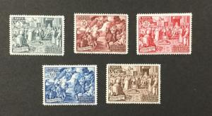 VATICAN CITY 149-153 1951 Council of Chalcedon , F-VF, OG, MNH CV $79.50.