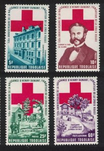 Togo Henri Dunant founder of Red Cross 4v 1978 MNH SC#1007-1009+C358